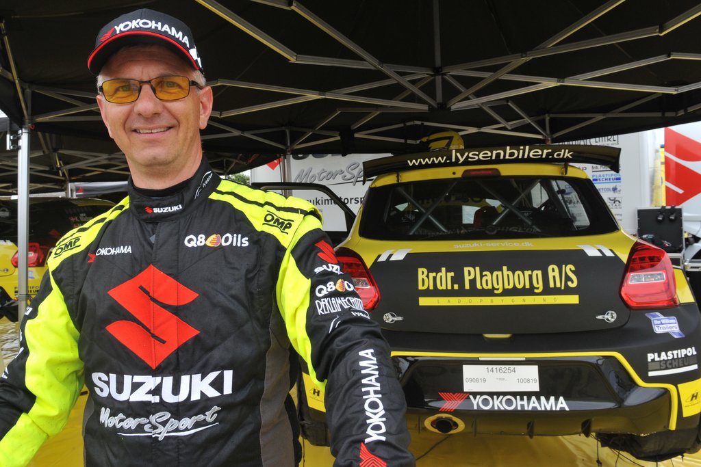 I sin tredje start i sin nye Suzuki Swift R+ tog Anders Lysen sin første sejr
(Foto: Morten Alstrup)